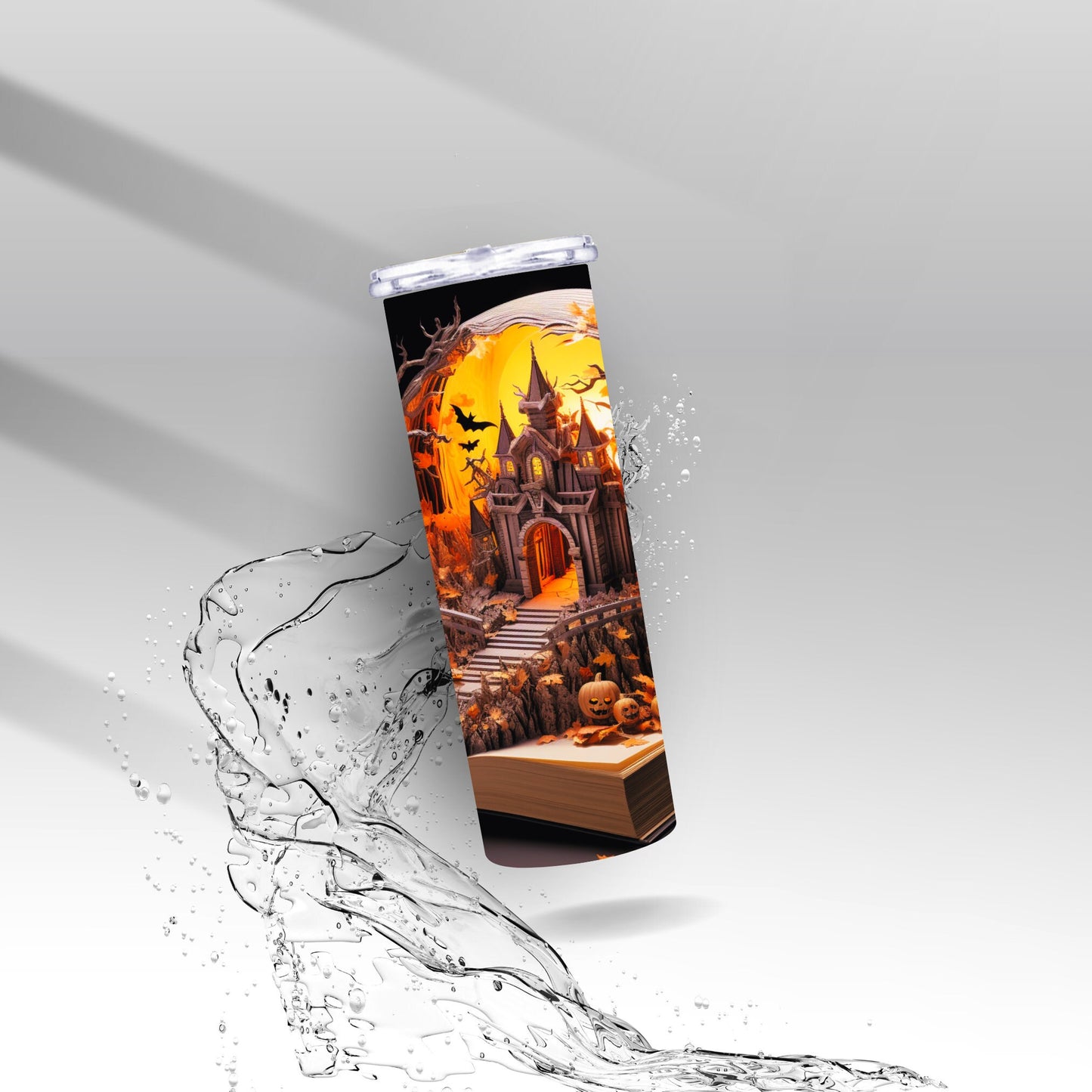 Halloween Pop-up Book, Sublimation Insulated Tumbler