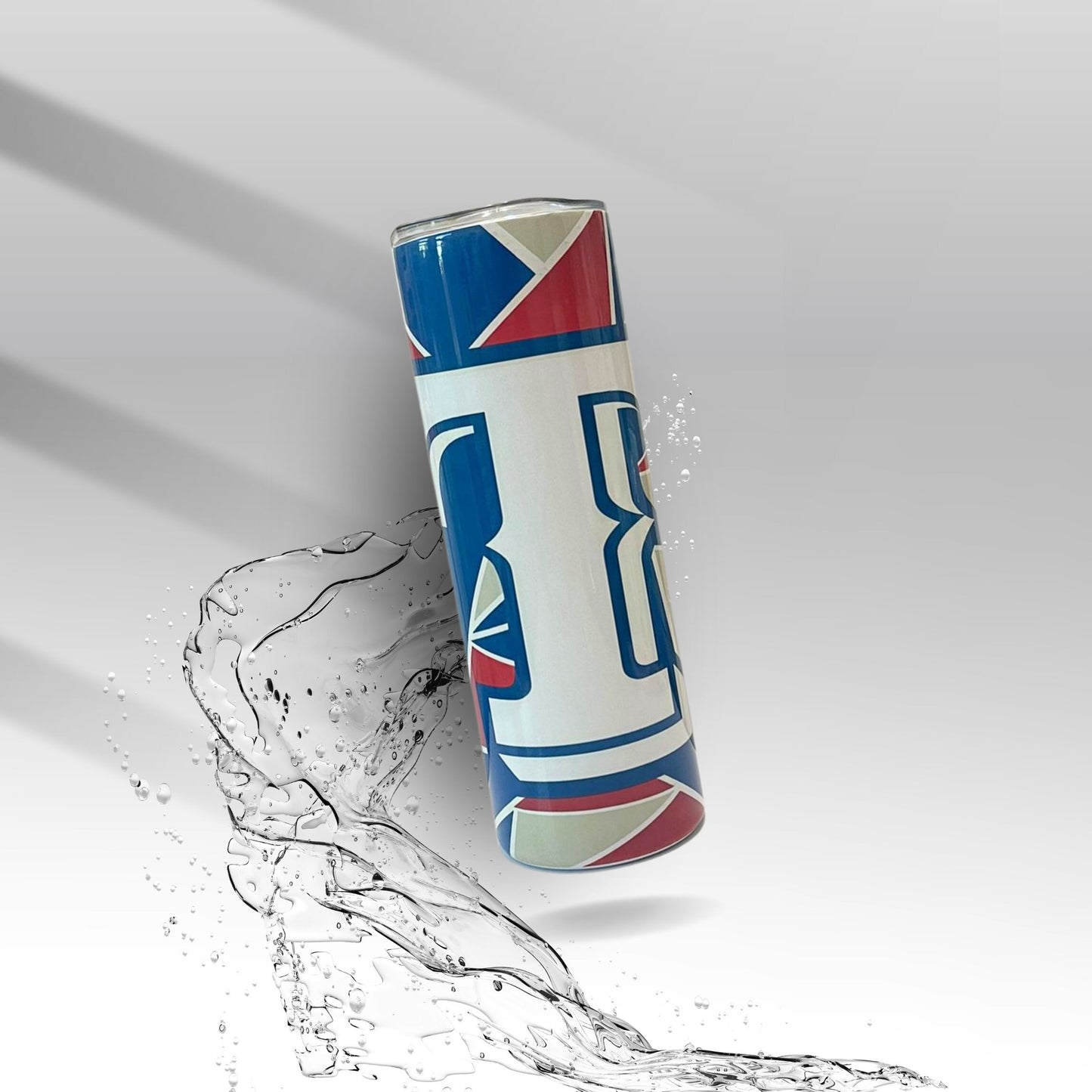 Rangers Abstract Baseball, Sublimation Insulated Tumbler