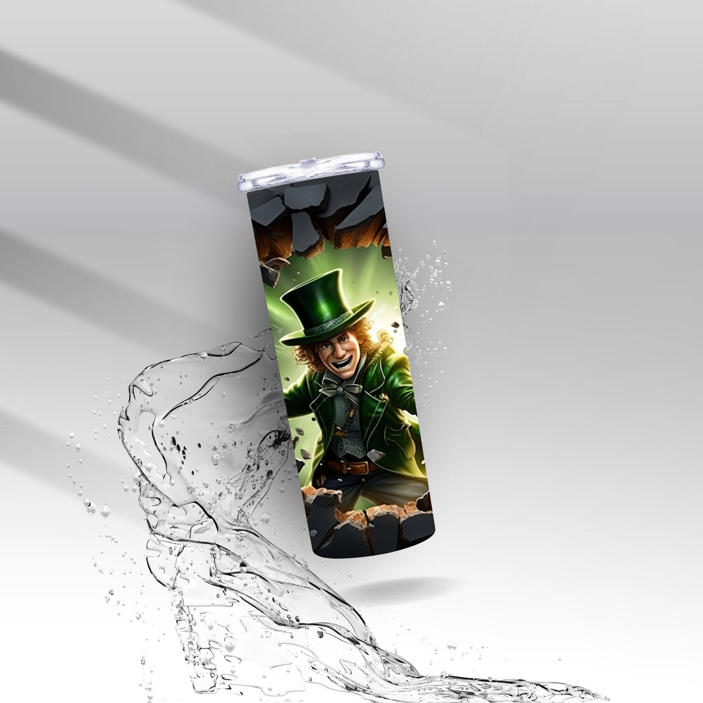St. Patrick's Day Leprechaun, Sublimation Insulated Tumbler
