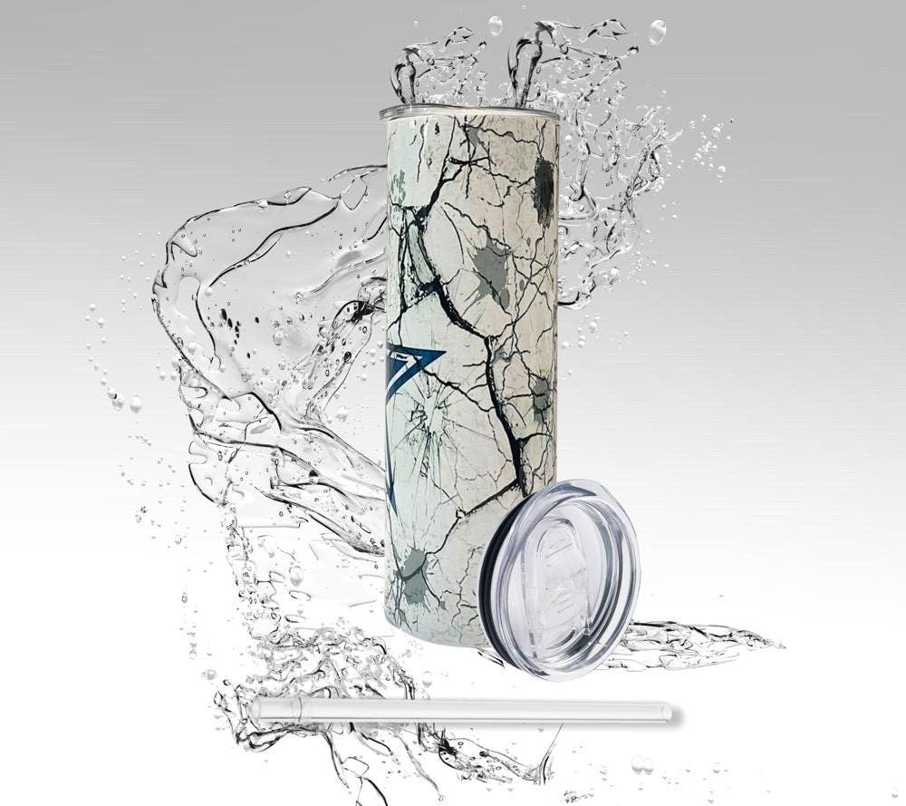 Cowboys Cracked Wall Skinny Tumbler