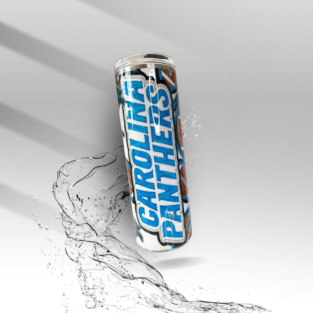 Carolina Panthers, Epoxy Insulated Tumbler
