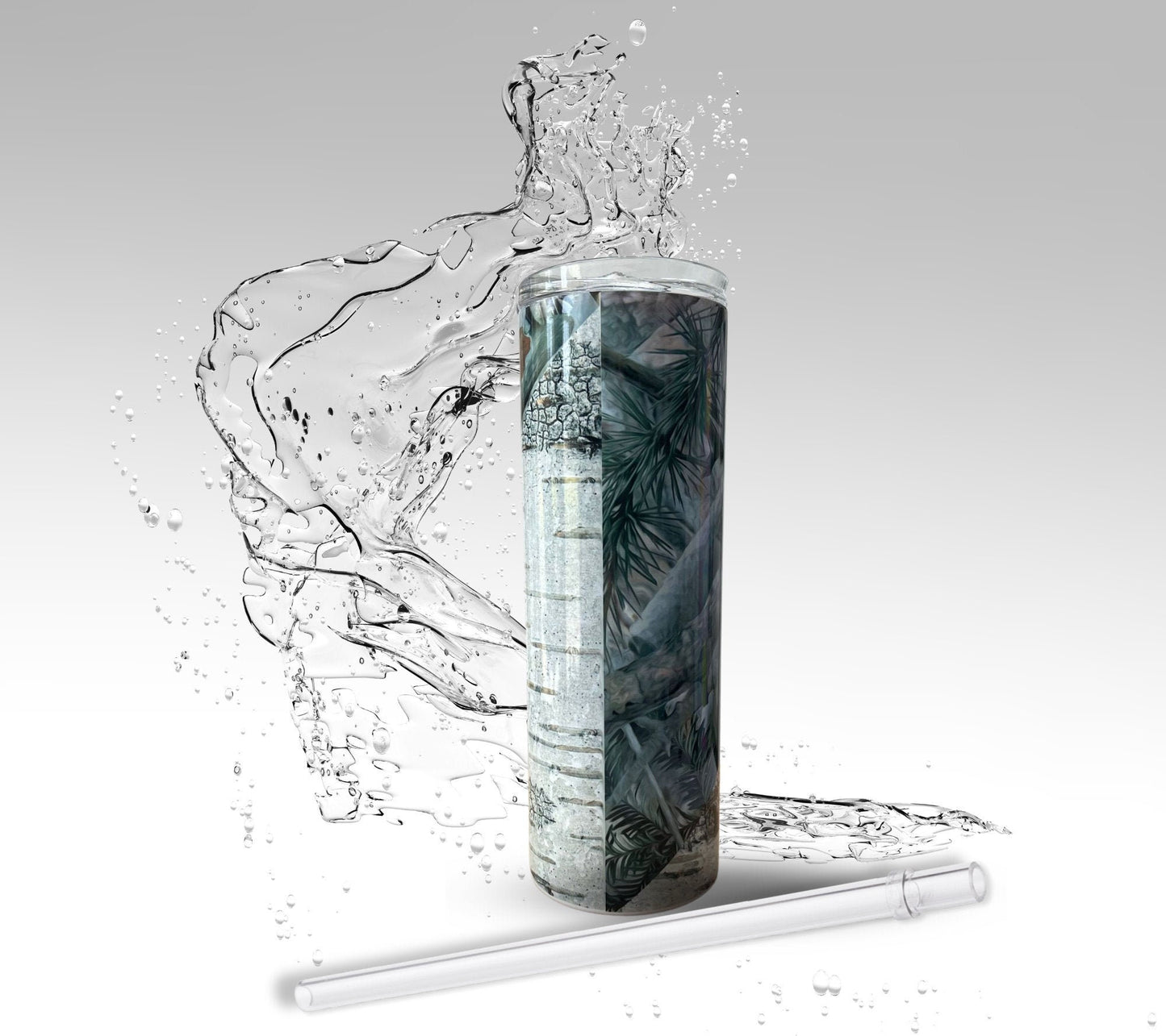 Deer Hunter, Sublimated 20oz Skinny Stainless Steel Tumbler