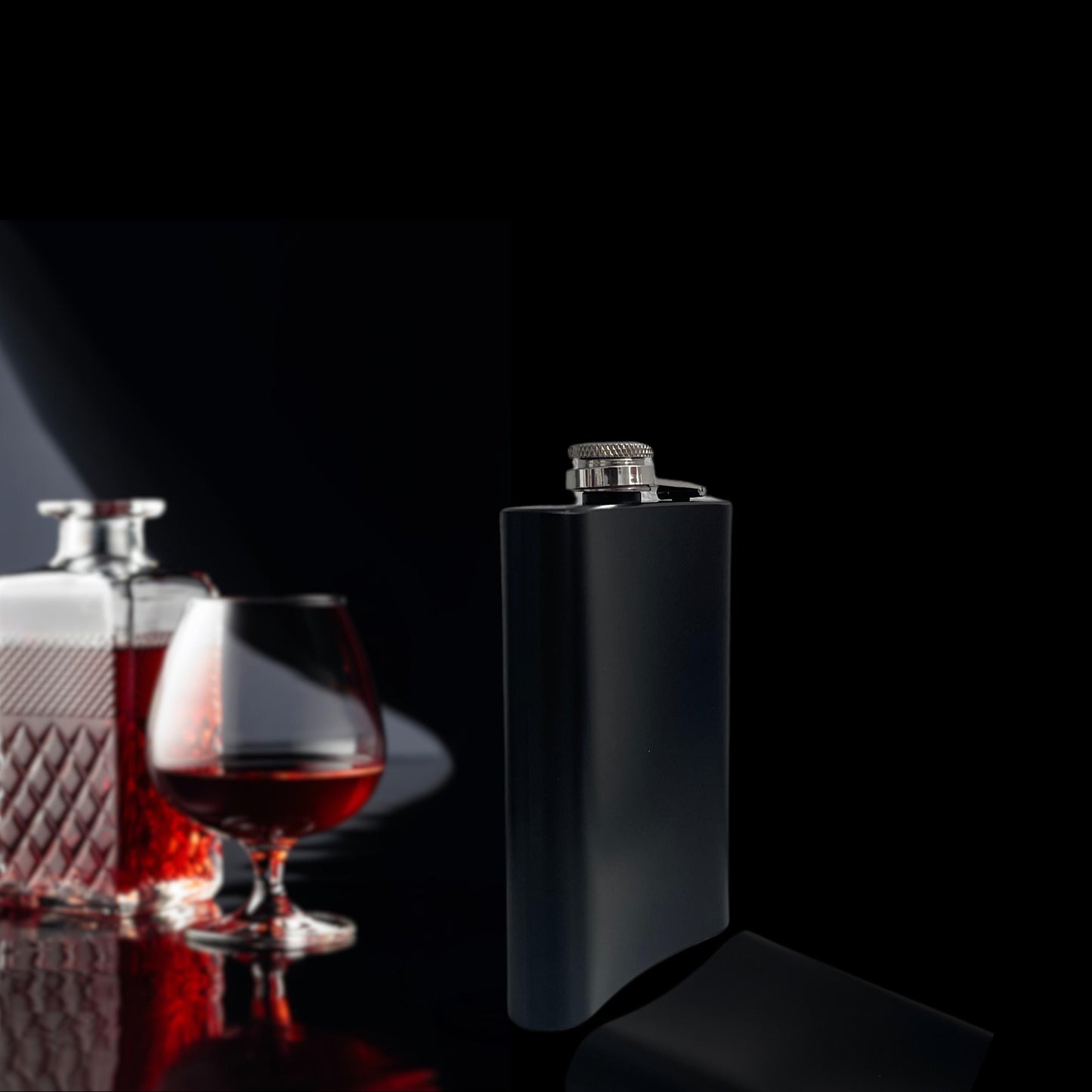 FAFO Flask, Laser Engraved, Skull