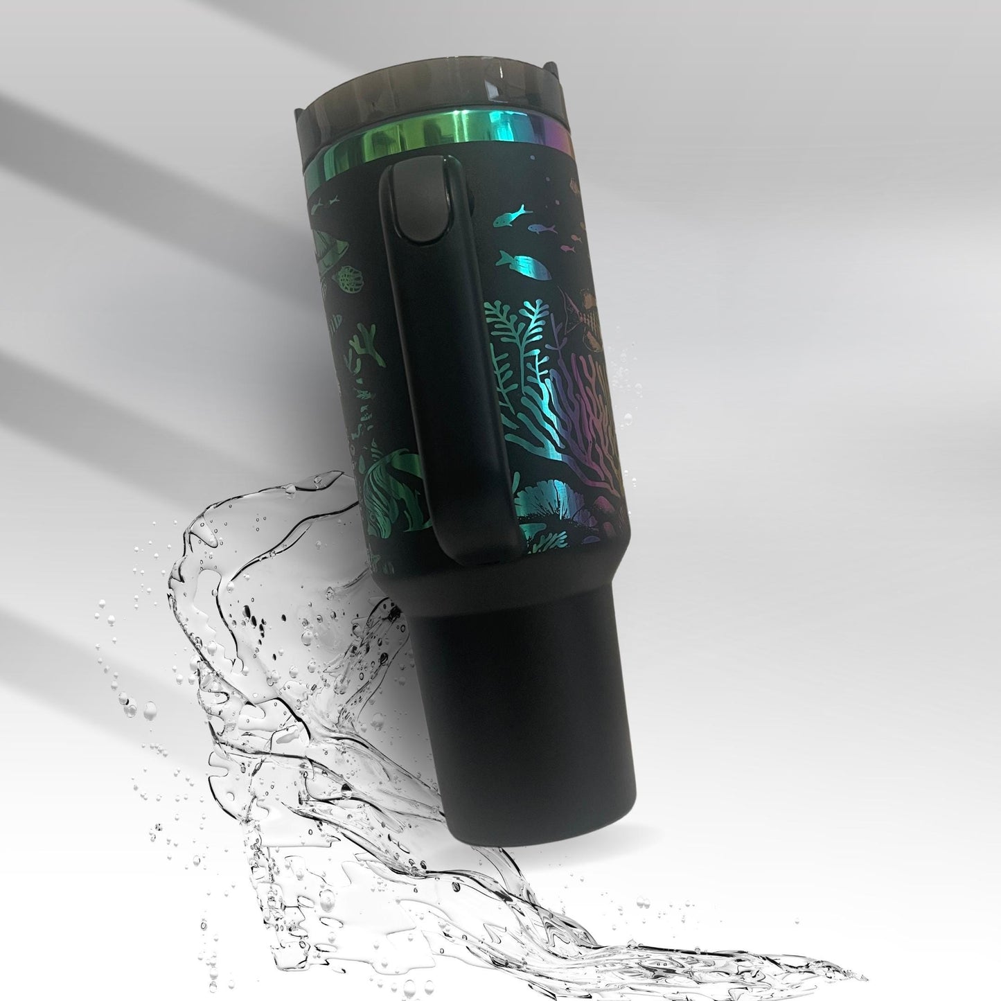 Laser Engraved 40 Ounce Sea Life Tumbler