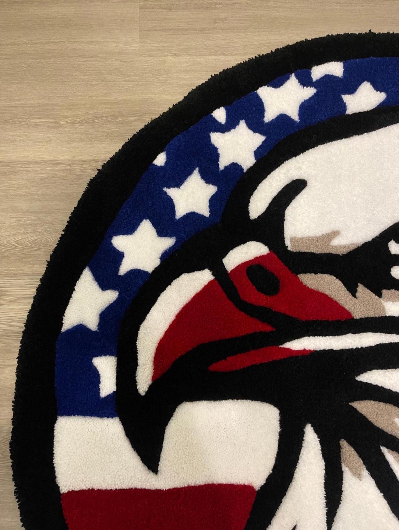American Eagle Tufted Rug – Loud, Proud & Handcrafted in Texas!