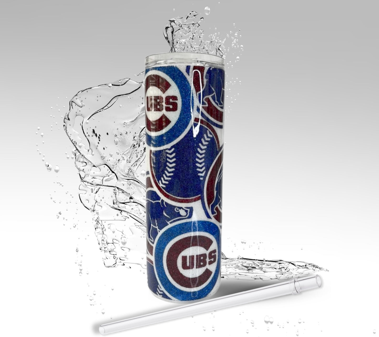Custom Cubs Baseball Tumbler, Stainless Steel Drinking Cup