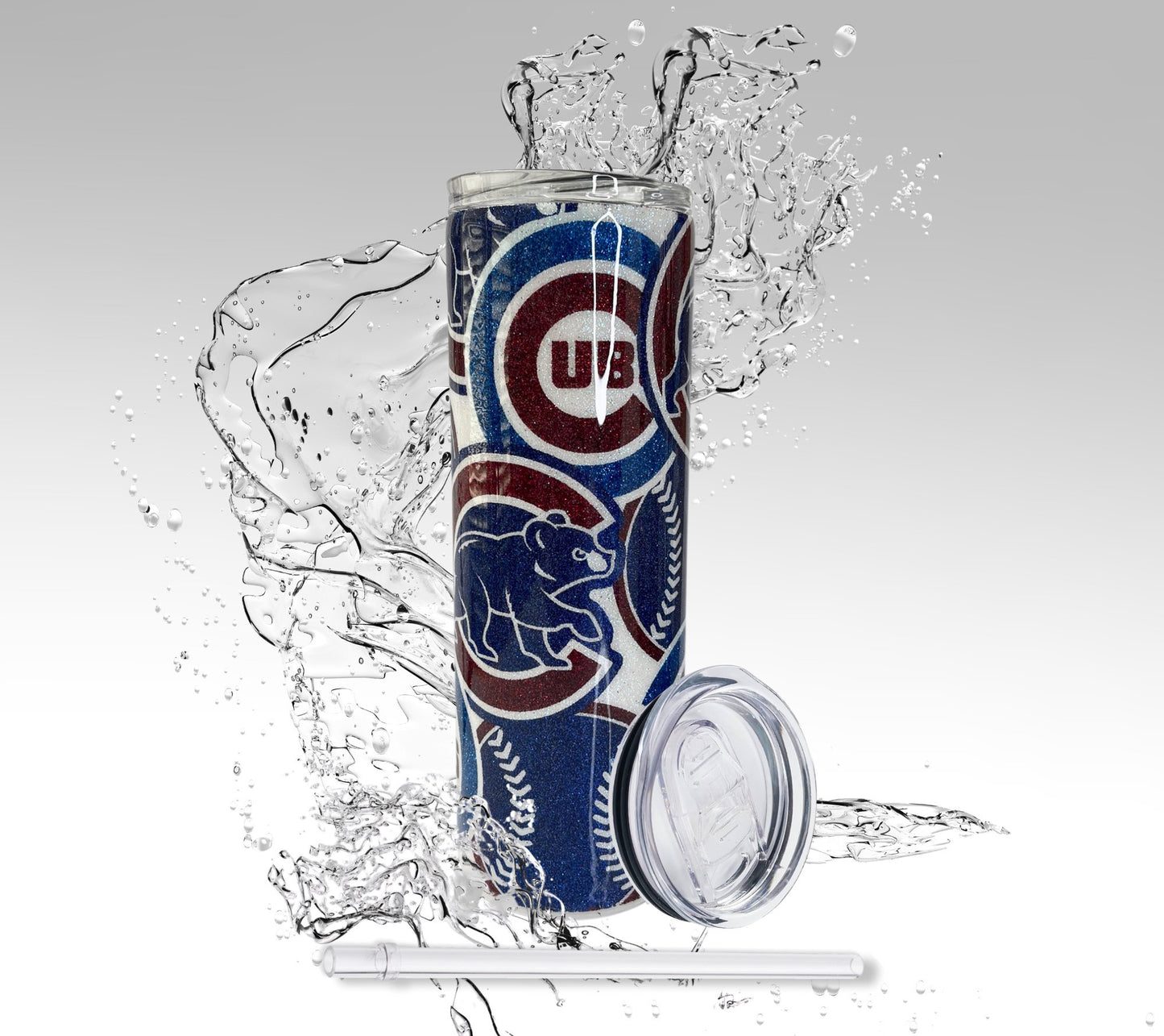 Custom Cubs Baseball Tumbler, Stainless Steel Drinking Cup
