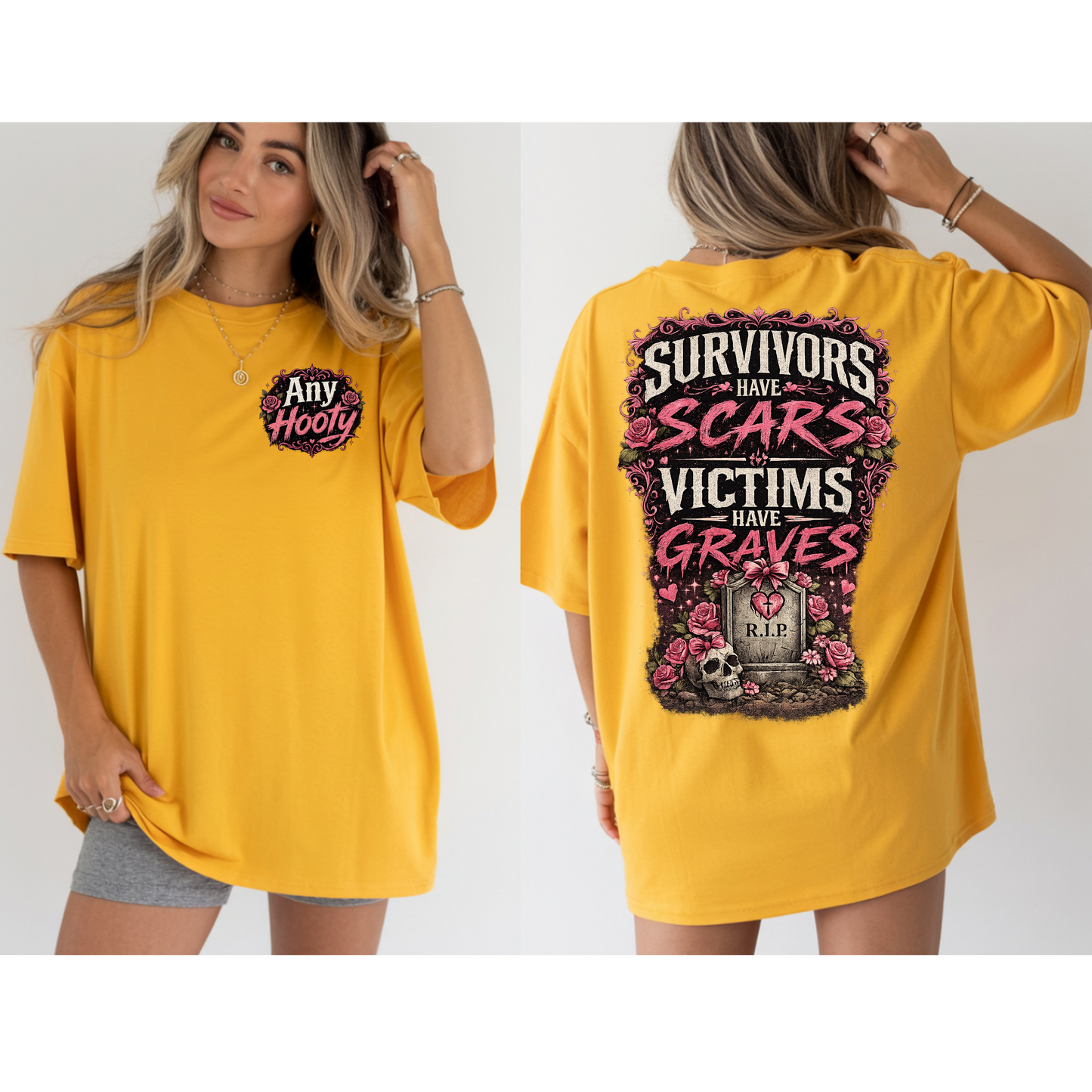 ❤️ Survivors Have Scars Victims Have Graves Shirt | Awareness Tee | Strength; Survival Graphic Shirt | Bold Statement Apparel
