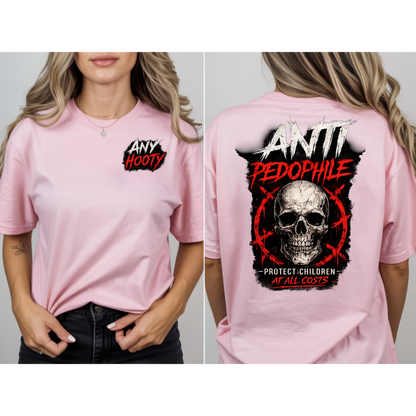 ⚠️ Anti Predator Protection Shirt | Protect Children Graphic Tee | Bold Awareness Statement Shirt | Skull Streetwear Design