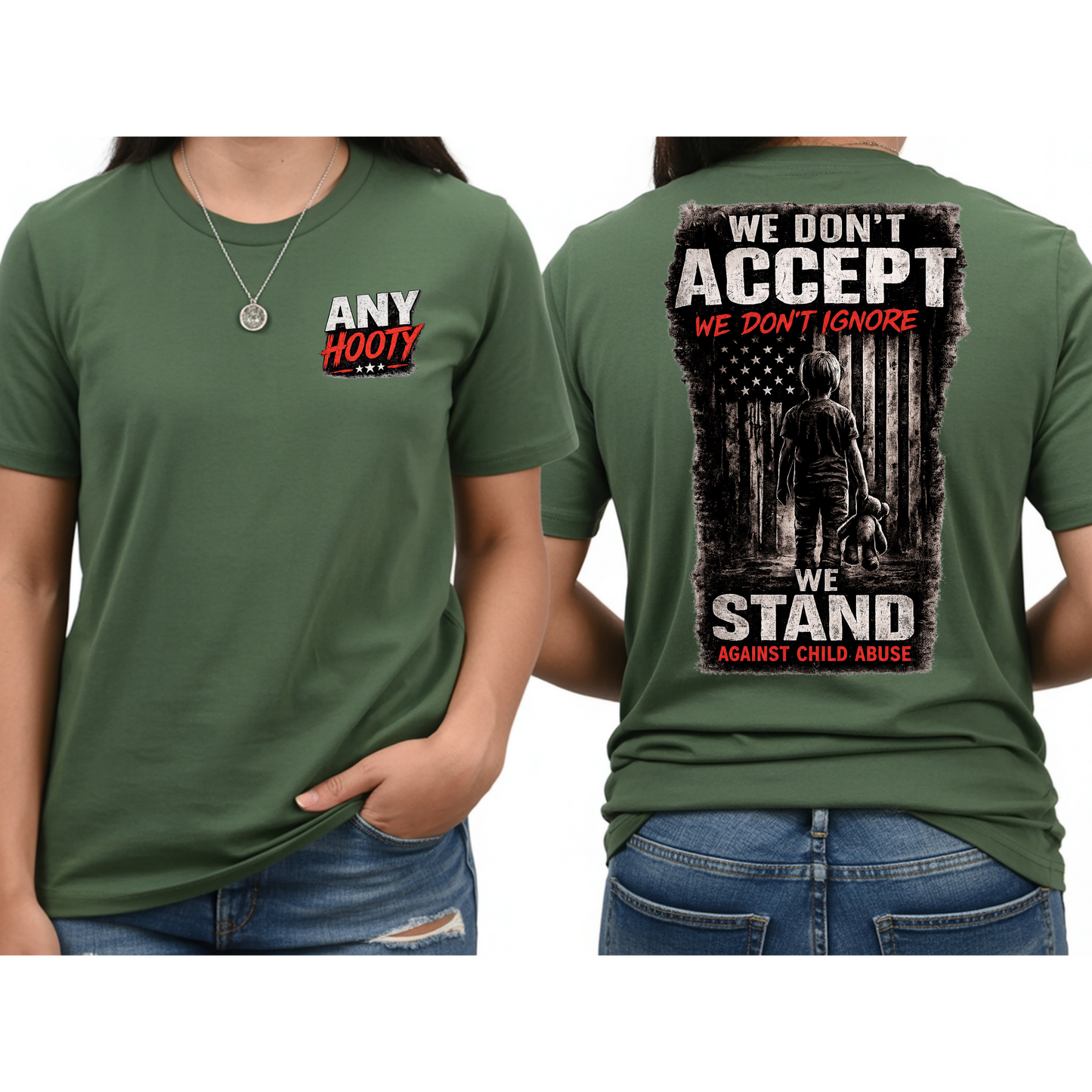 🖤 We Stand Against Child Abuse Shirt | Awareness Graphic Tee | Protect Children Statement Shirt | Anti Abuse Advocacy Apparel