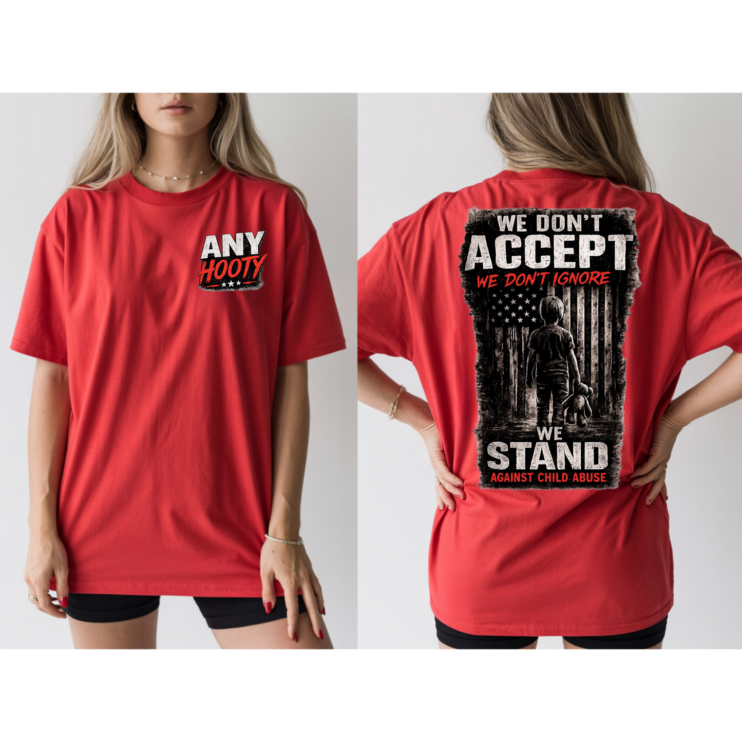 🖤 We Stand Against Child Abuse Shirt | Awareness Graphic Tee | Protect Children Statement Shirt | Anti Abuse Advocacy Apparel