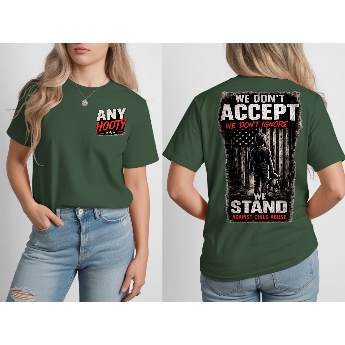 🖤 We Stand Against Child Abuse Shirt | Awareness Graphic Tee | Protect Children Statement Shirt | Anti Abuse Advocacy Apparel