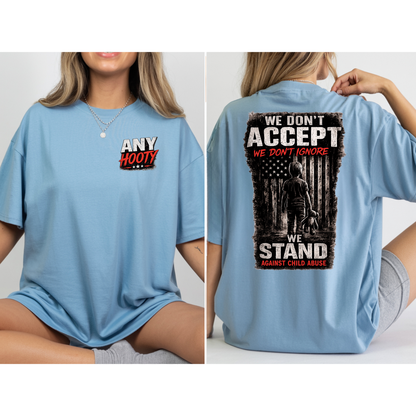 🖤 We Stand Against Child Abuse Shirt | Awareness Graphic Tee | Protect Children Statement Shirt | Anti Abuse Advocacy Apparel