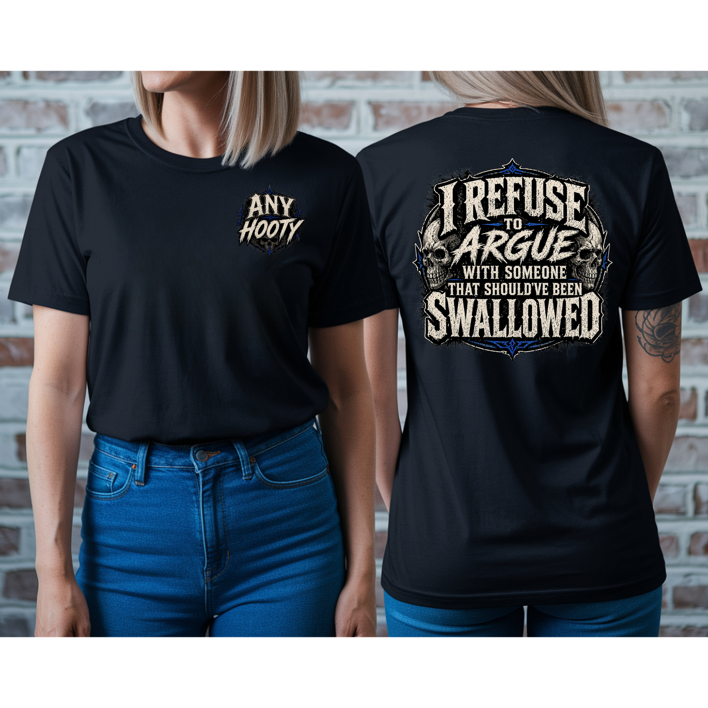 🖤 I Refuse To Argue Funny Shirt | Sarcastic Humor Tee | Savage Quote Graphic Shirt | Edgy Statement Apparel