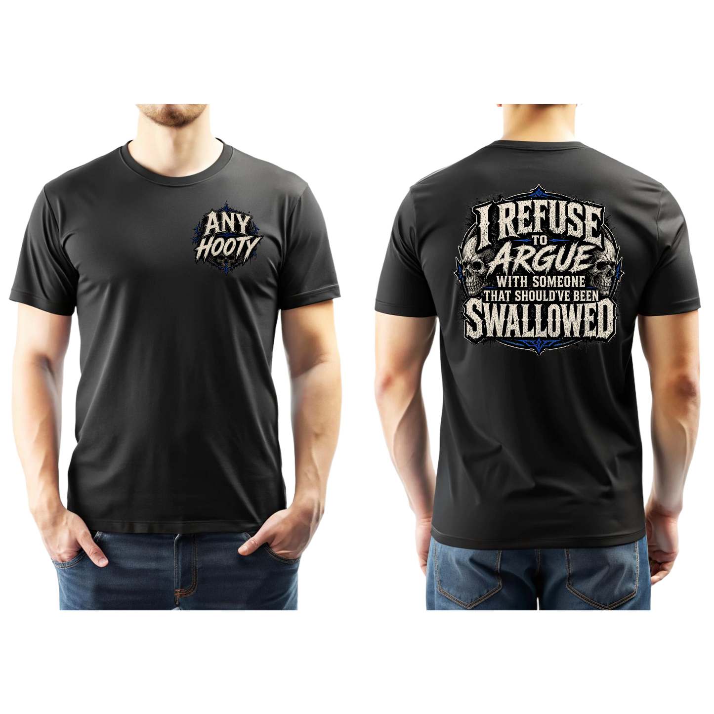 🖤 I Refuse To Argue Funny Shirt | Sarcastic Humor Tee | Savage Quote Graphic Shirt | Edgy Statement Apparel