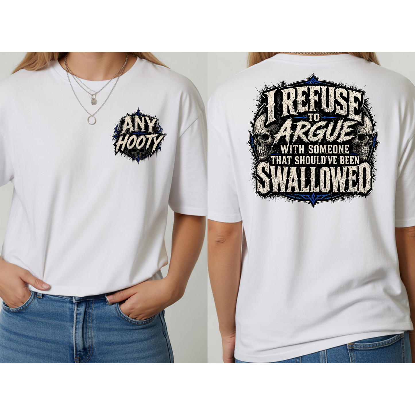 🖤 I Refuse To Argue Funny Shirt | Sarcastic Humor Tee | Savage Quote Graphic Shirt | Edgy Statement Apparel