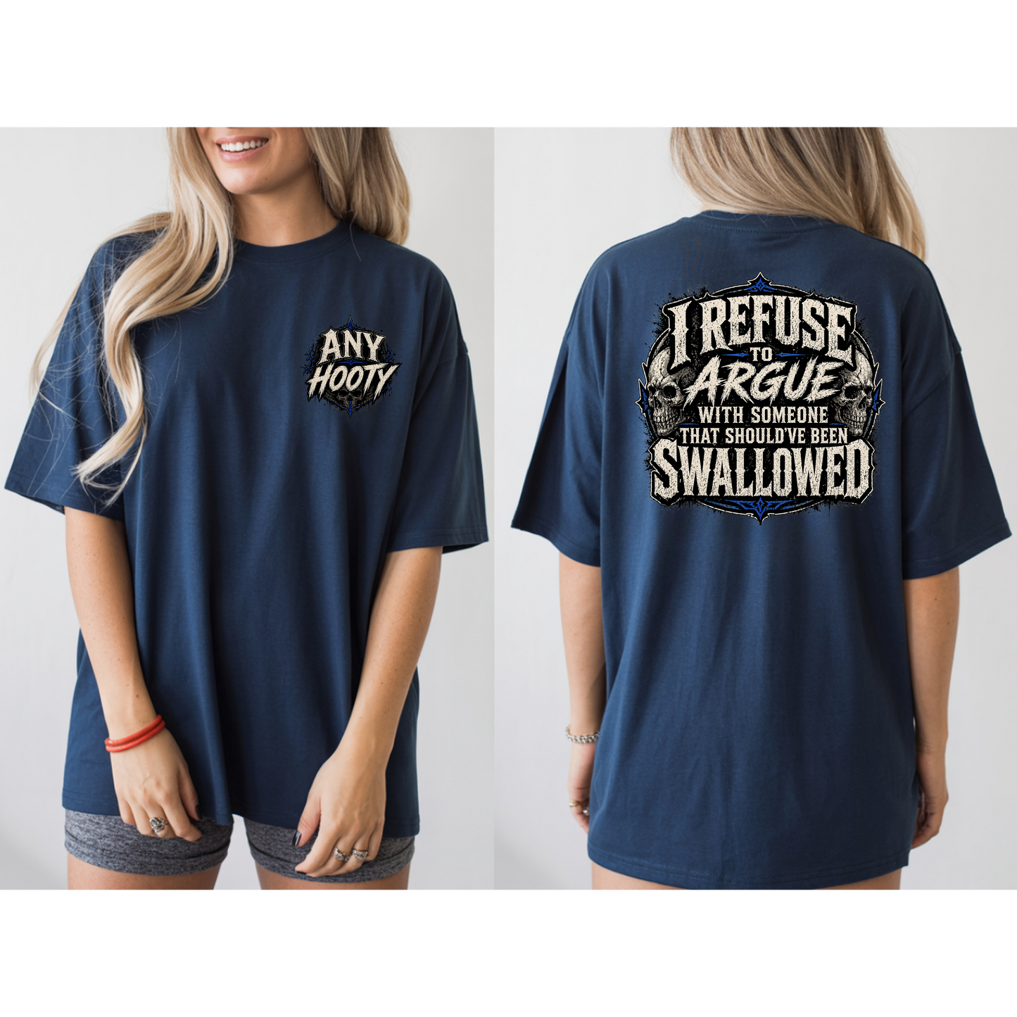🖤 I Refuse To Argue Funny Shirt | Sarcastic Humor Tee | Savage Quote Graphic Shirt | Edgy Statement Apparel