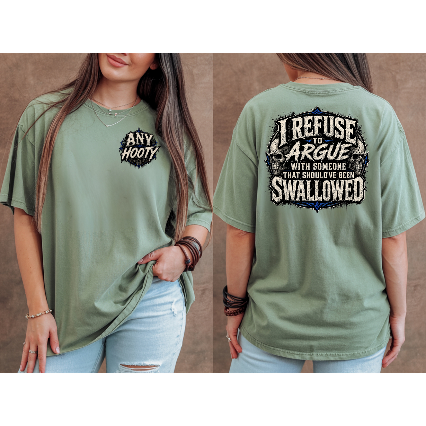 🖤 I Refuse To Argue Funny Shirt | Sarcastic Humor Tee | Savage Quote Graphic Shirt | Edgy Statement Apparel