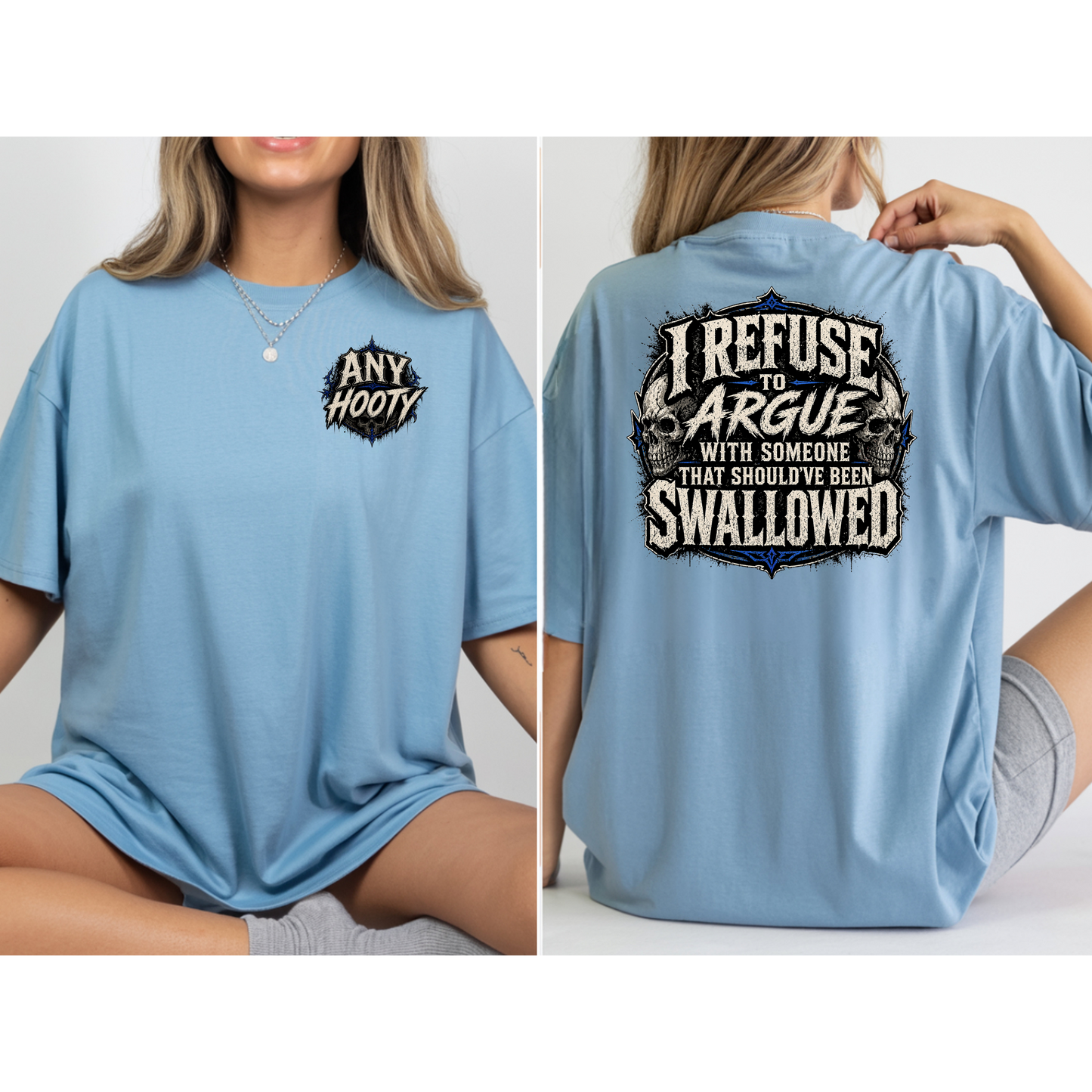 🖤 I Refuse To Argue Funny Shirt | Sarcastic Humor Tee | Savage Quote Graphic Shirt | Edgy Statement Apparel