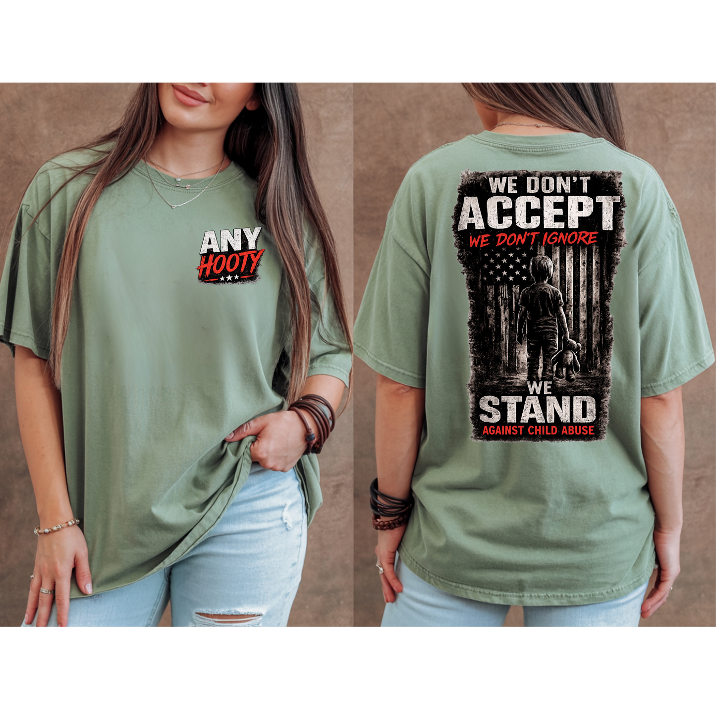 🖤 We Stand Against Child Abuse Shirt | Awareness Graphic Tee | Protect Children Statement Shirt | Anti Abuse Advocacy Apparel
