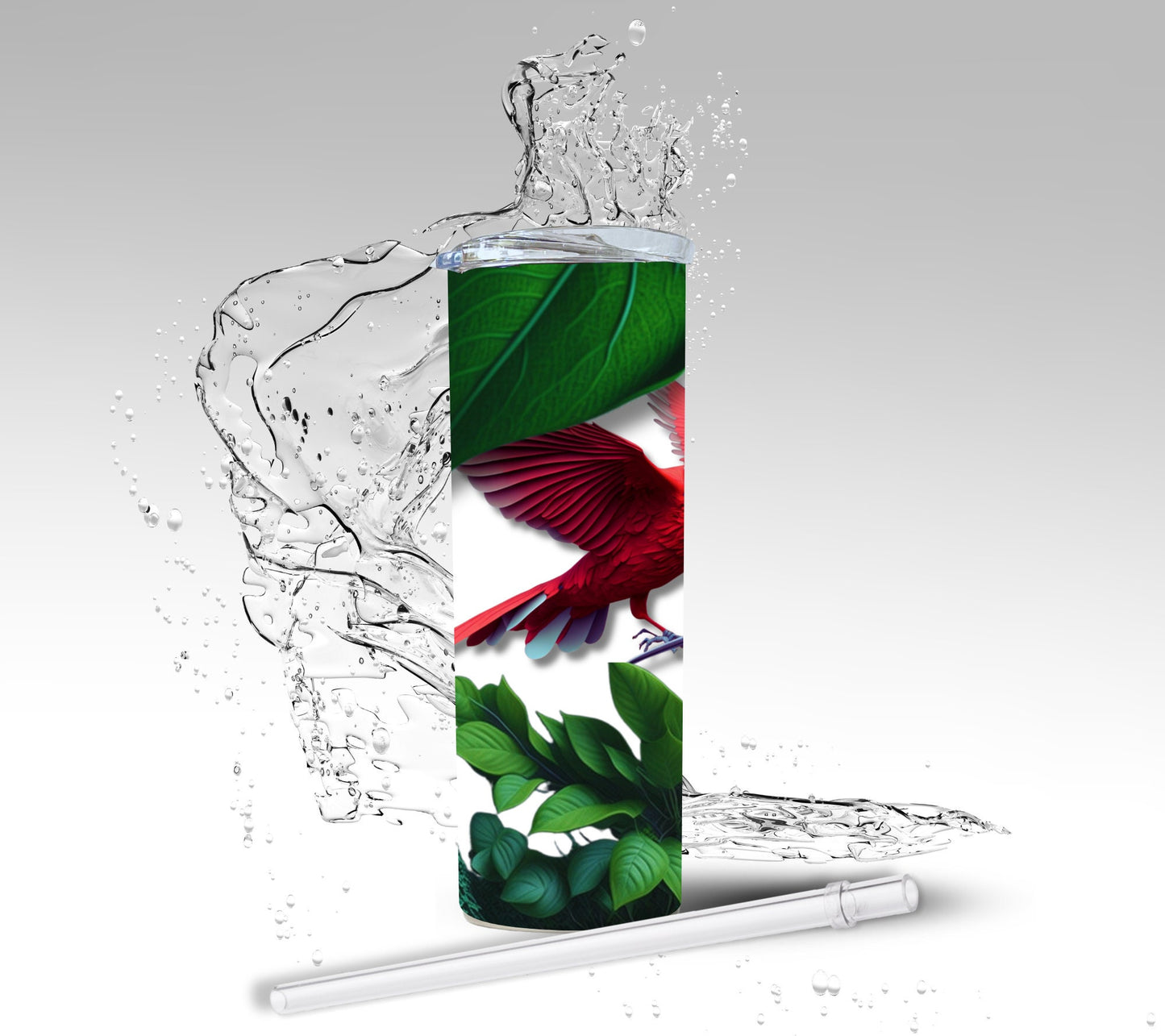 3D Hunmingbirds, Sublimation Insulated Tumbler