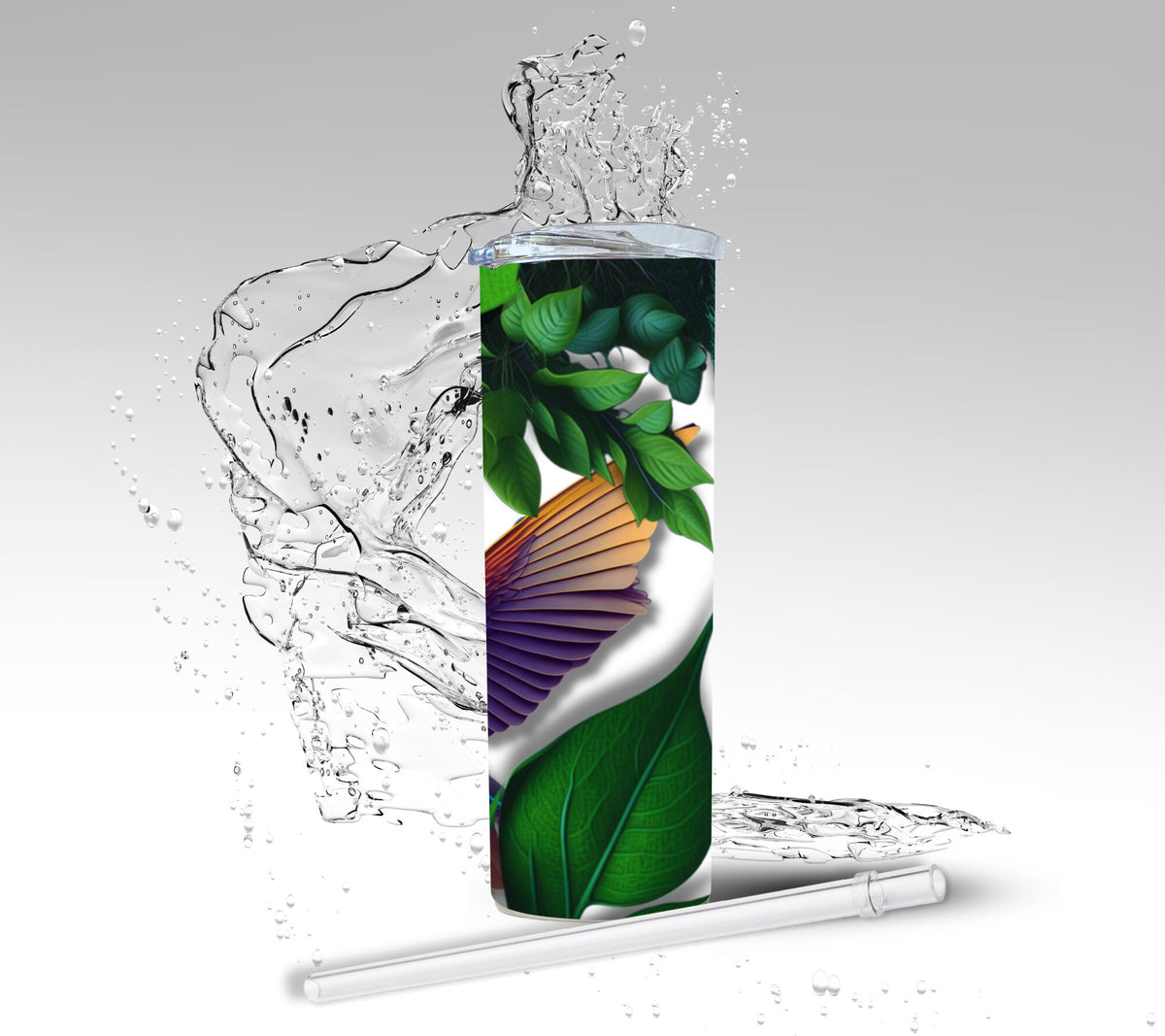 3D Hunmingbirds, Sublimation Insulated Tumbler