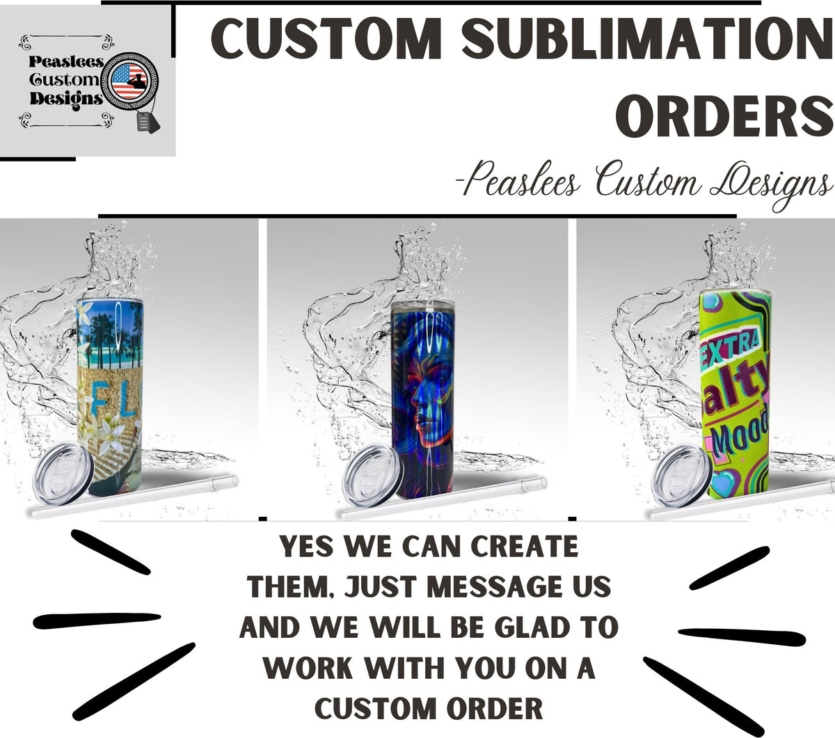 3D Glass Hearts & Butterflies, Sublimation Insultated Tumbler