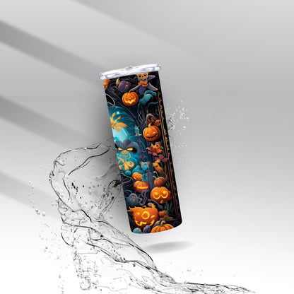 Halloween Tumbler: Witchy Pumpkin Patch, Sublimation Insulated Tumbler