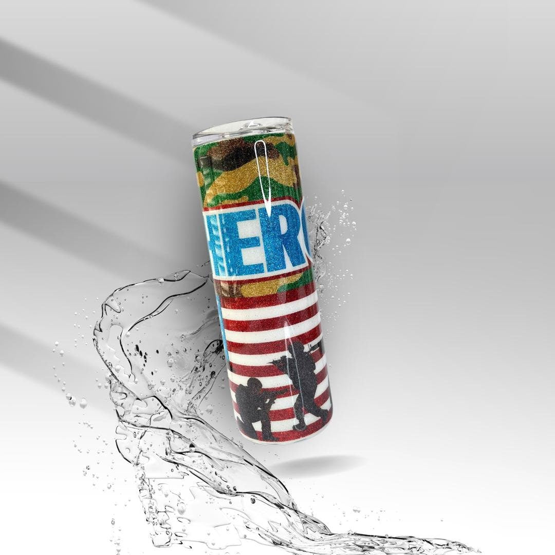 Military Hero's, Epoxy Insulated Tumbler