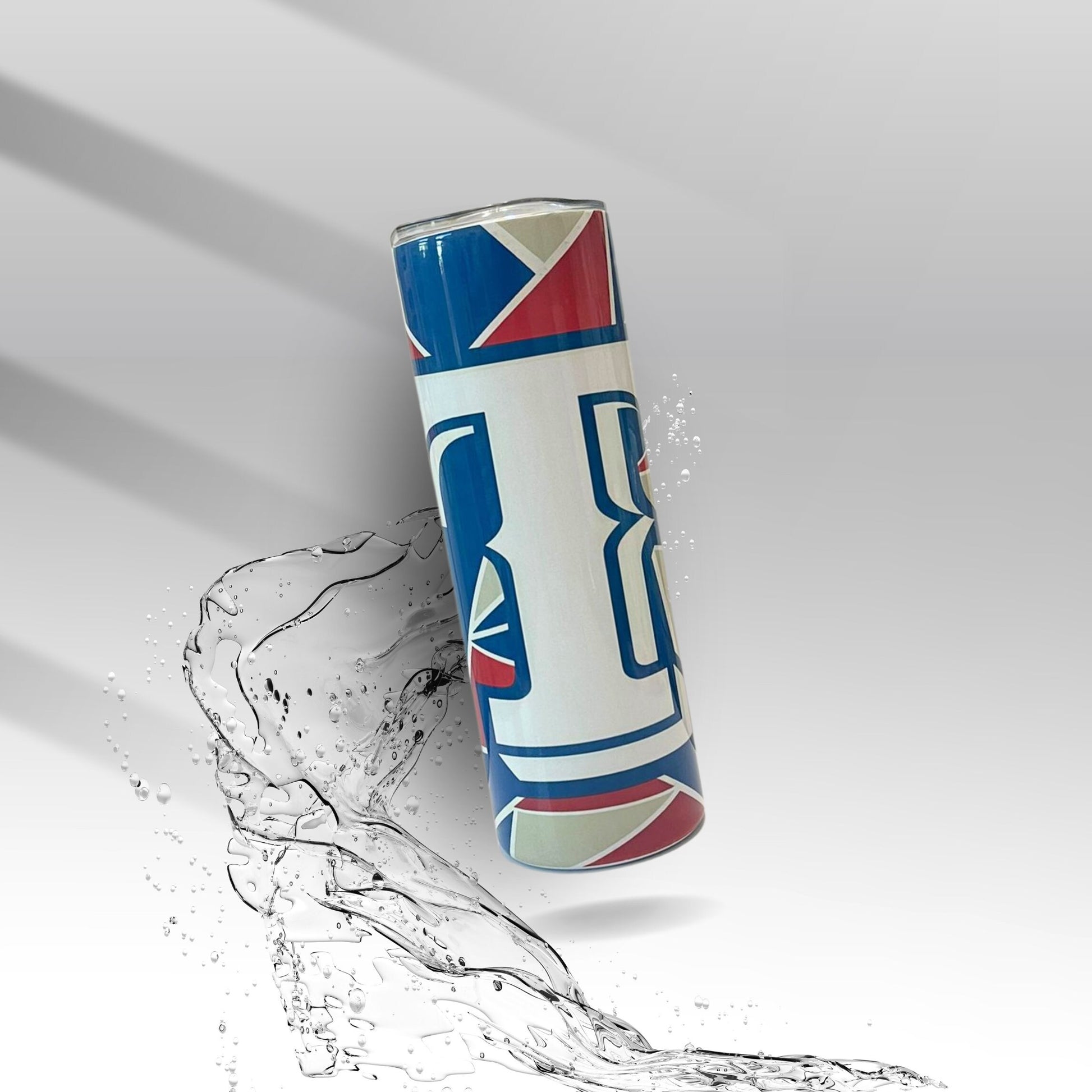 Rangers Abstract Baseball, Sublimation Insulated Tumbler