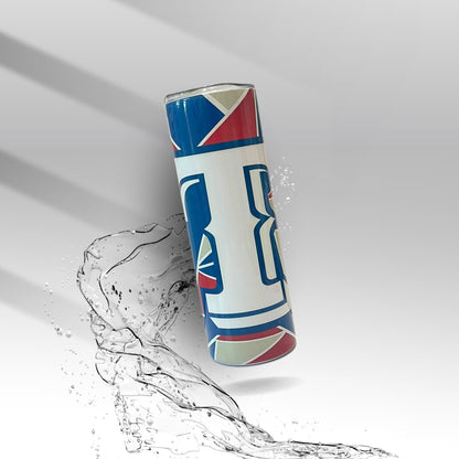 Rangers Abstract Baseball, Sublimation Insulated Tumbler