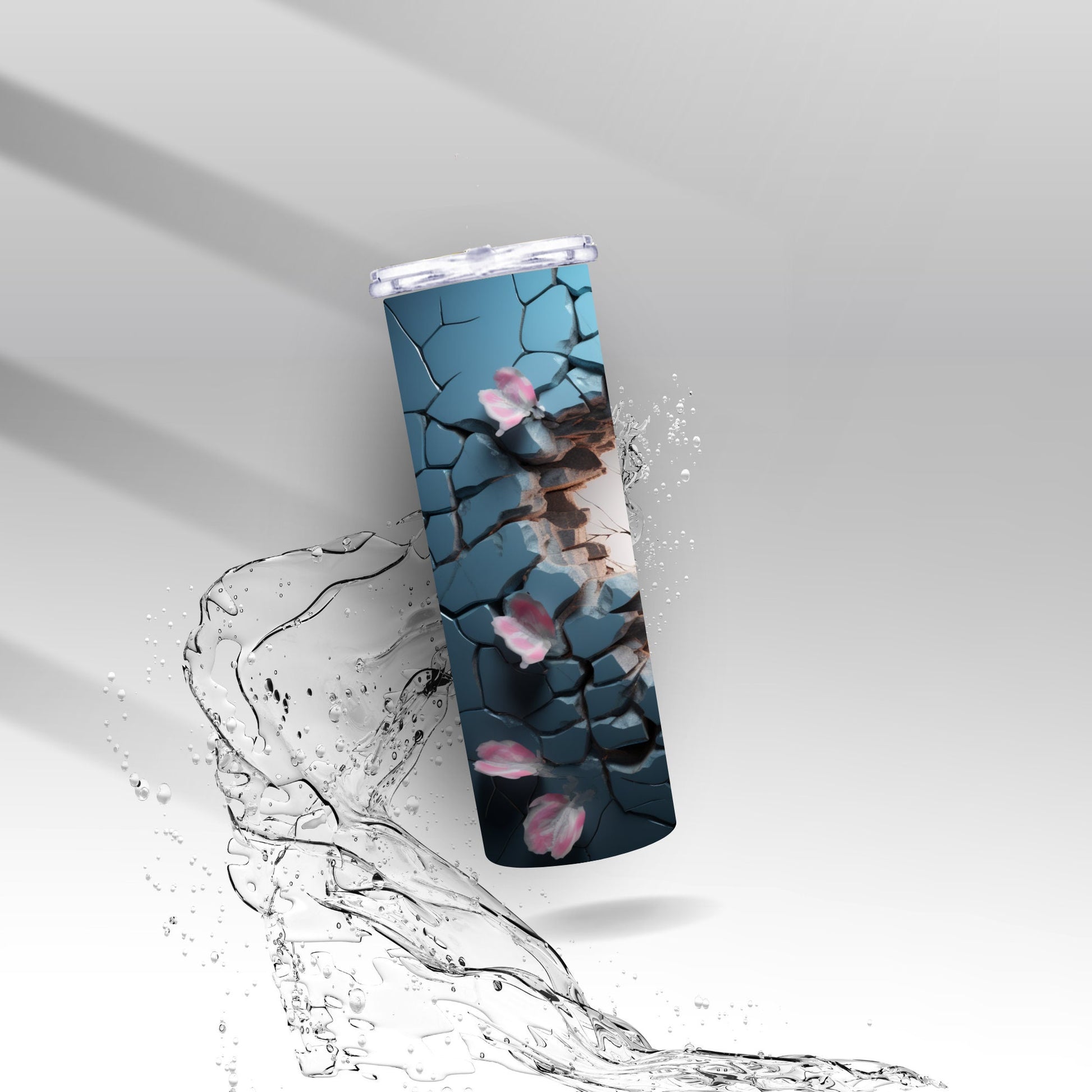 3D Illusion Butterfly, Sublimation Insulated Tumbler
