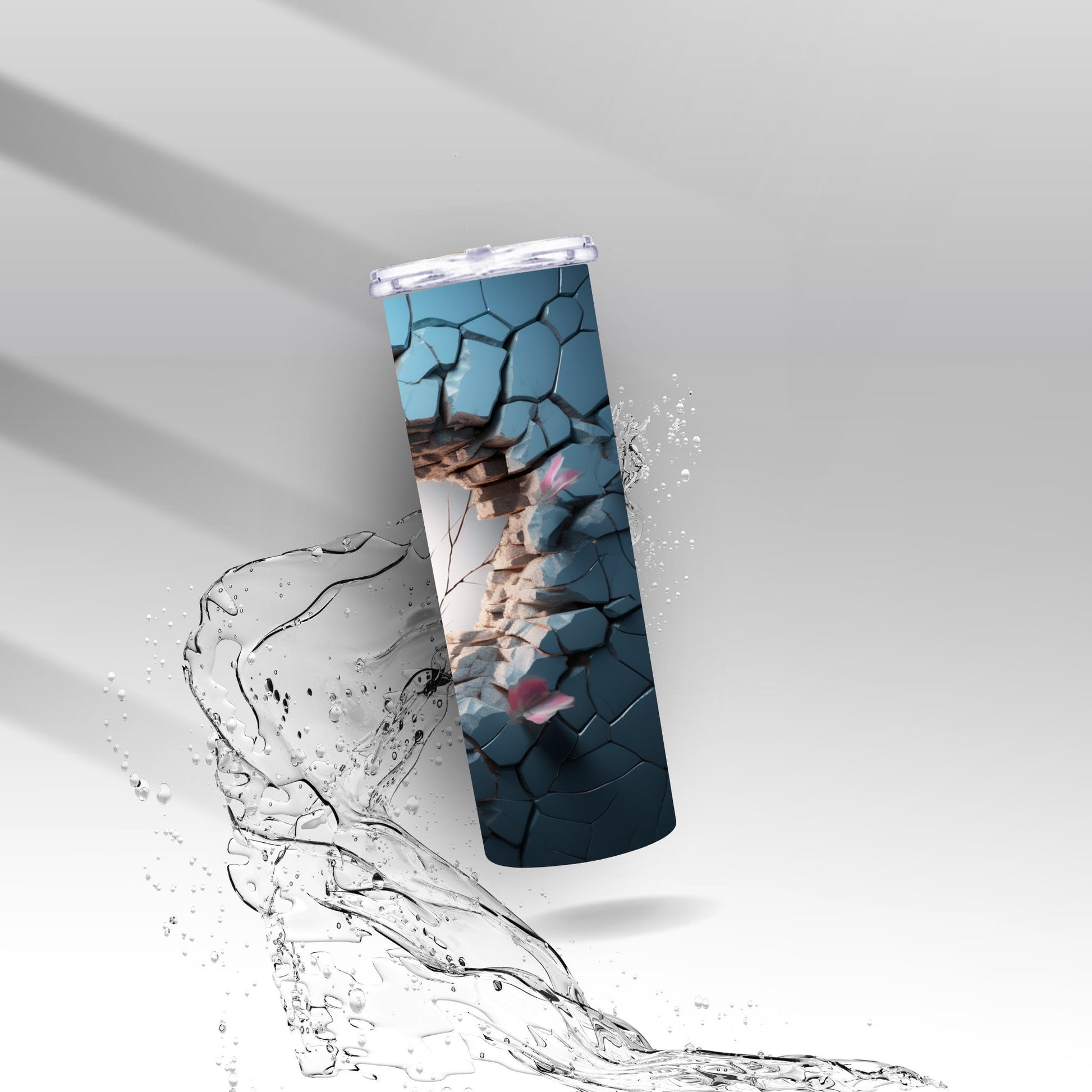 3D Illusion Butterfly, Sublimation Insulated Tumbler