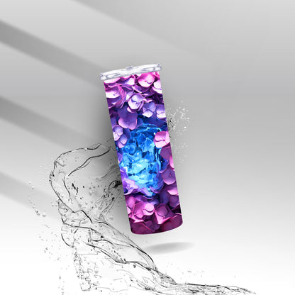 Purple Hydrangeas, Sublimation Insulated Tumbler