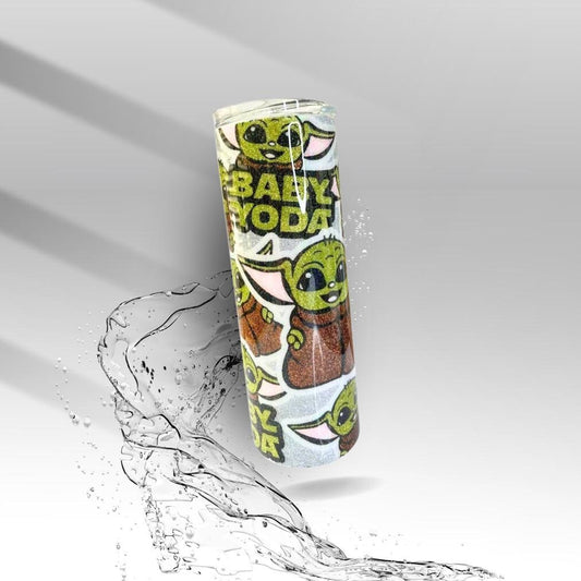 Baby Yoda, Epoxy Insulated Tumbler