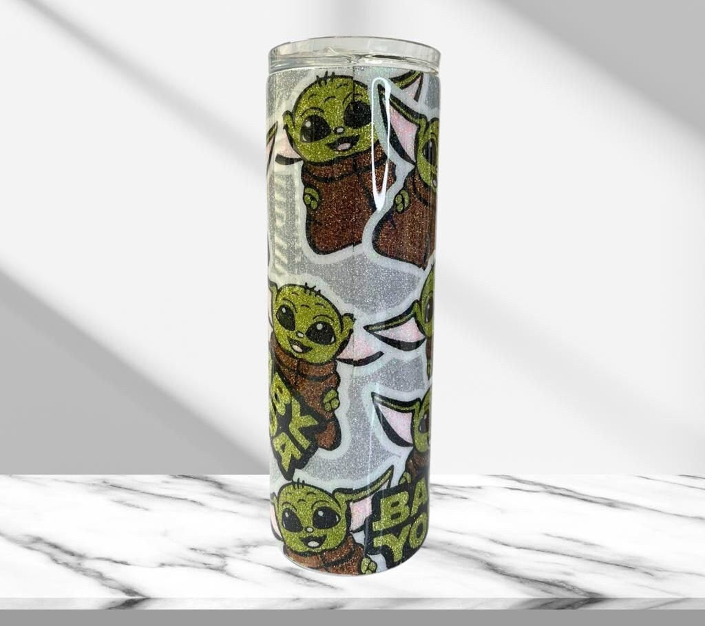 Baby Yoda, Epoxy Insulated Tumbler