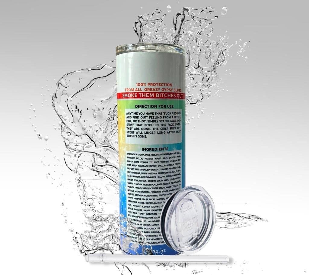 F*ck Off Spray Tumbler, Funny 20 Oz