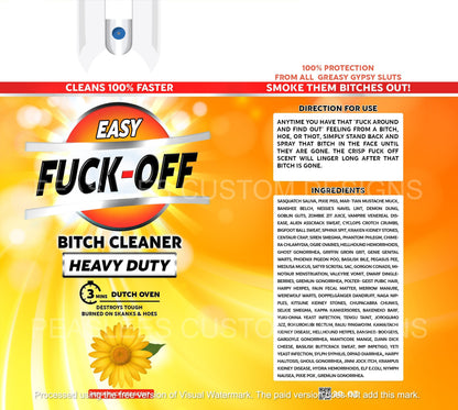 F*ck Off Spray Tumbler, Funny 20 Oz