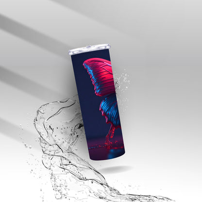 Red & Blue Butterfly, Sublimation Insulated Tumbler