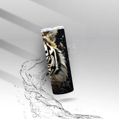 3D Zombie Tiger, Sublimation Insulated Tumbler