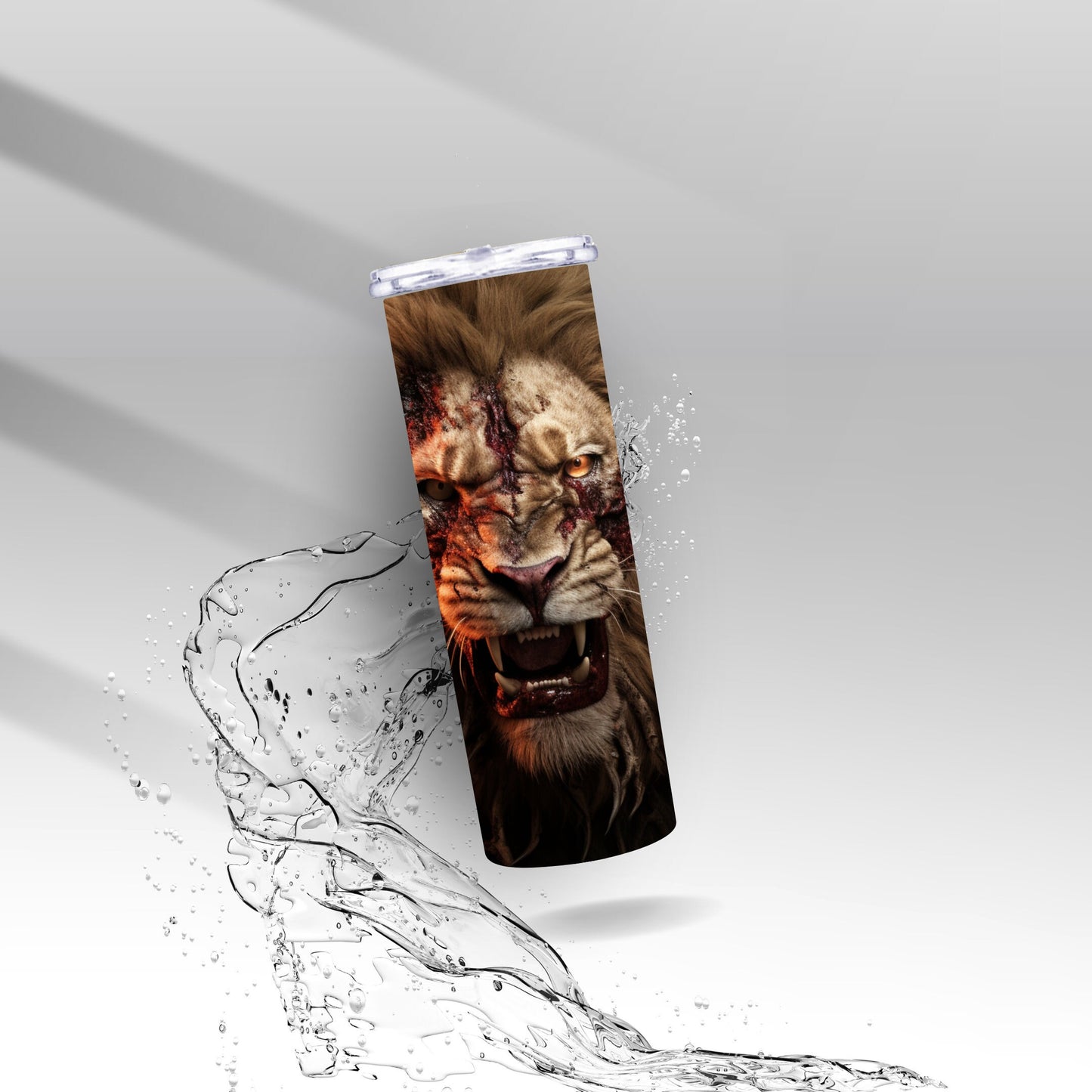 Zombie Lion, Sublimation Insulated Tumbler