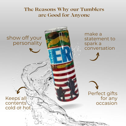Cactus Flower Tumbler | Boho Floral Drinkware | Stainless Steel Powder Coated | Hot Cold Tumbler | Handmade in Texas