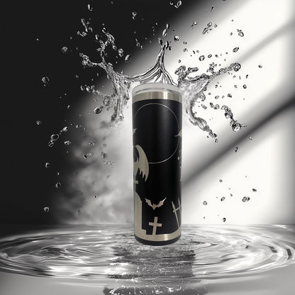 Laser Engraved Batty Tumbler