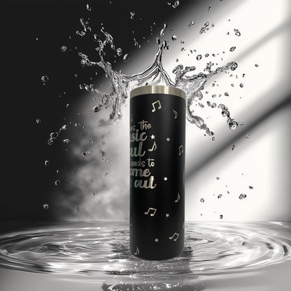 Laser Engraved Music Lover Tumbler