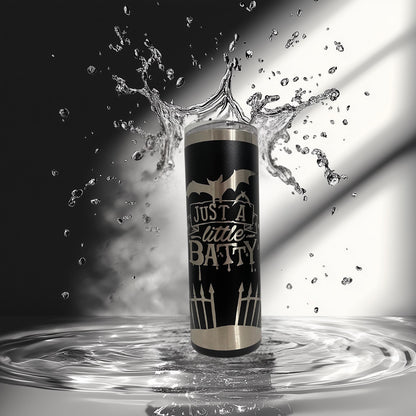 Laser Engraved Batty Tumbler