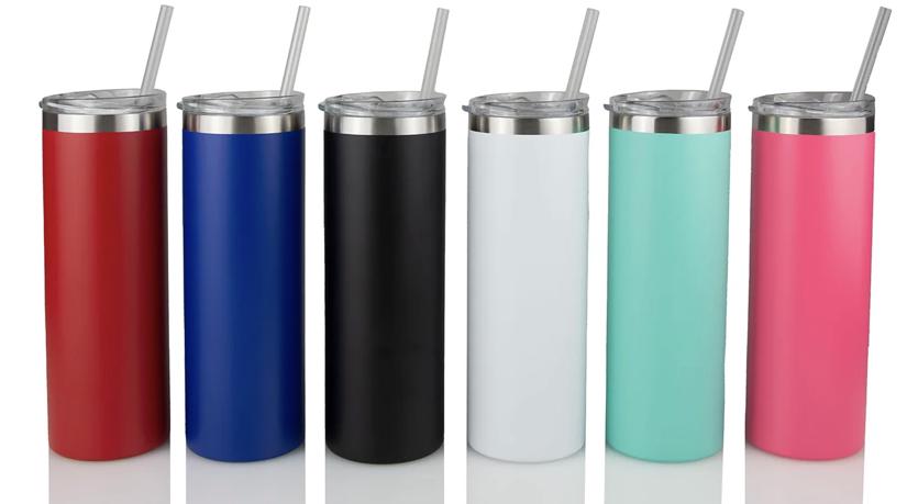 Laser Engraved Motorcycle Tumbler