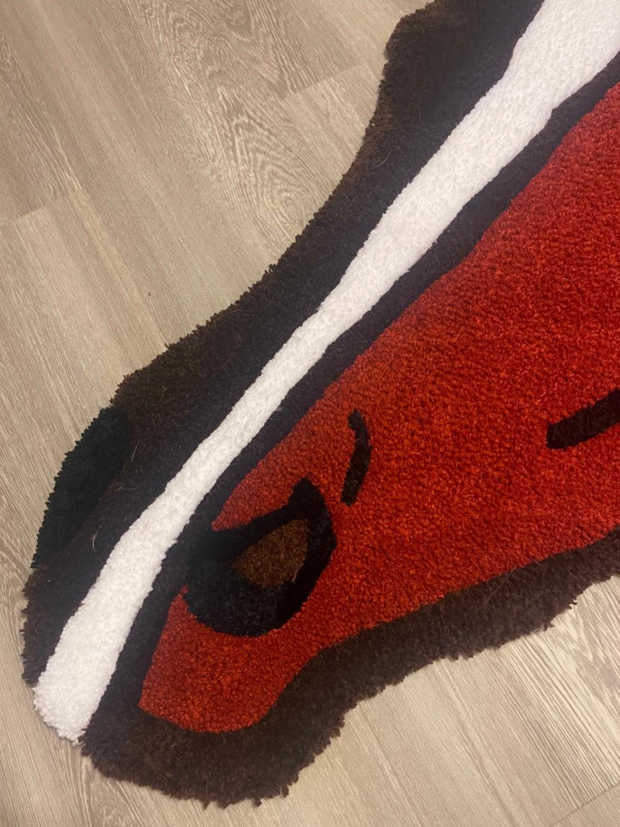 Horse Tufted Rug | Handmade Western Decor | Horse Lover Gift | Barn Style Accent | Country Home Rug | Farm Animal Carpet | Texas Made