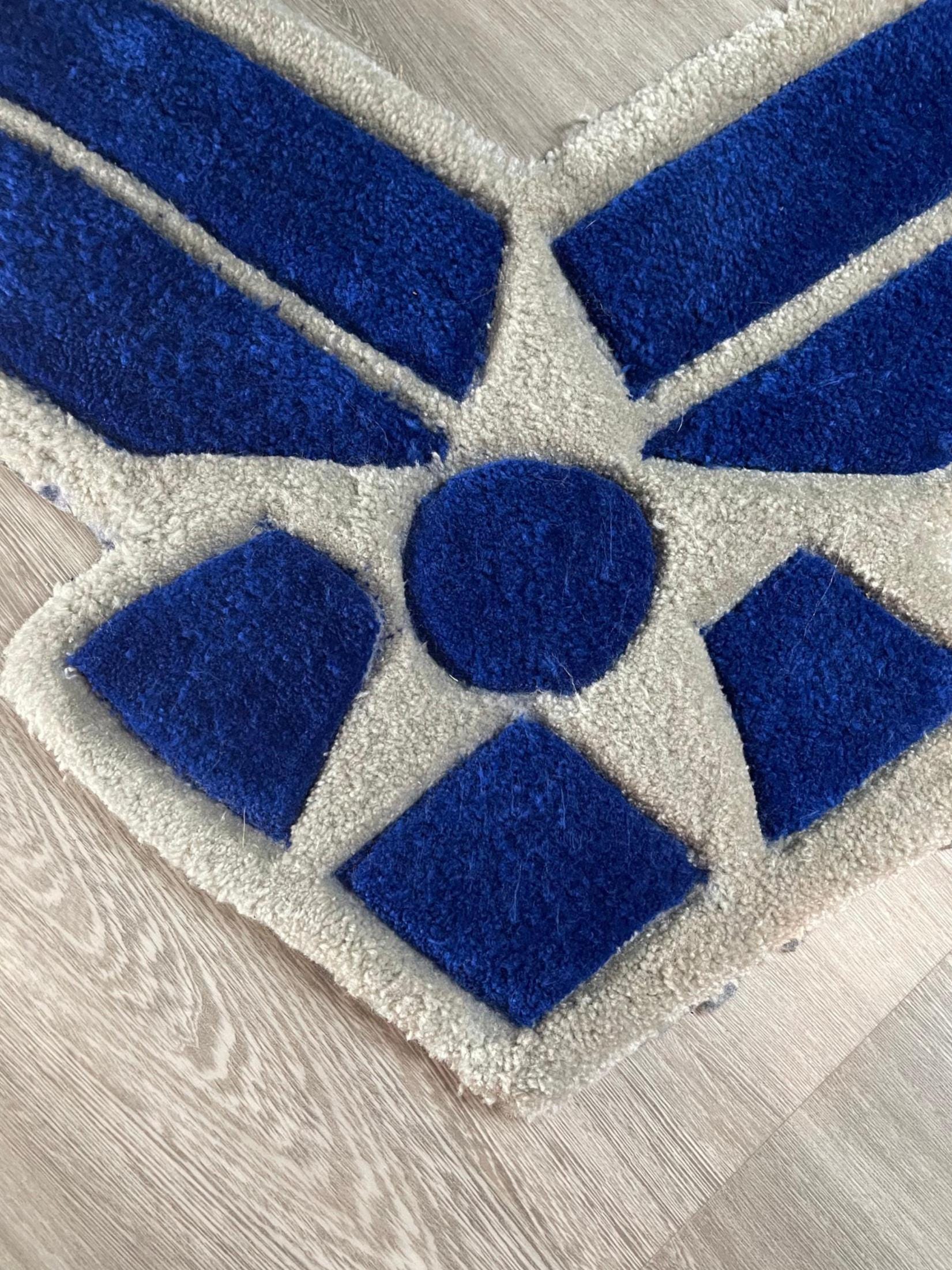 Air Force Wings Tufted Rug – Honor, Style & Service in Every Thread