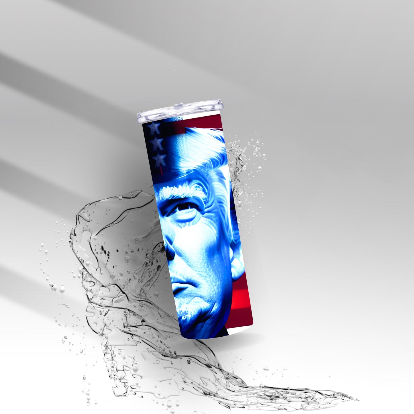 Trump Flag Tumbler | Patriotic President Cup | Custom 20oz 30oz Stainless Steel Sublimation Drinkware