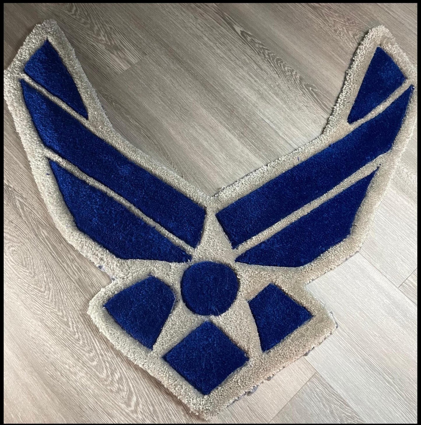 Custom Tufted Acrylic Yarn Rug - Handmade Veteran Owned - Made in Texas
